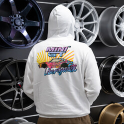 Mini GT X Liberty Walk Hoodie - Kuma White